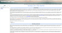 Desktop Screenshot of linux.suramya.com