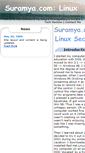 Mobile Screenshot of linux.suramya.com